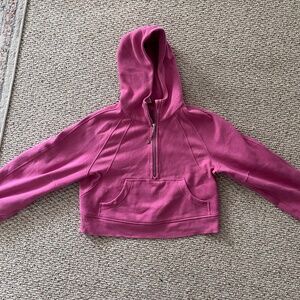 Lululemon Pink Blossom Scuba Half-Zip XS/S